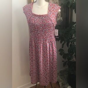 NWT - Perceptions New York Floral Summer Dress - Size Large